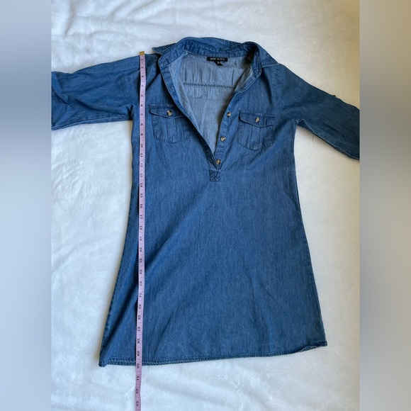 Blue denim girls New Glory Large 14/16 dress New with no tag - Picture 5 of 8